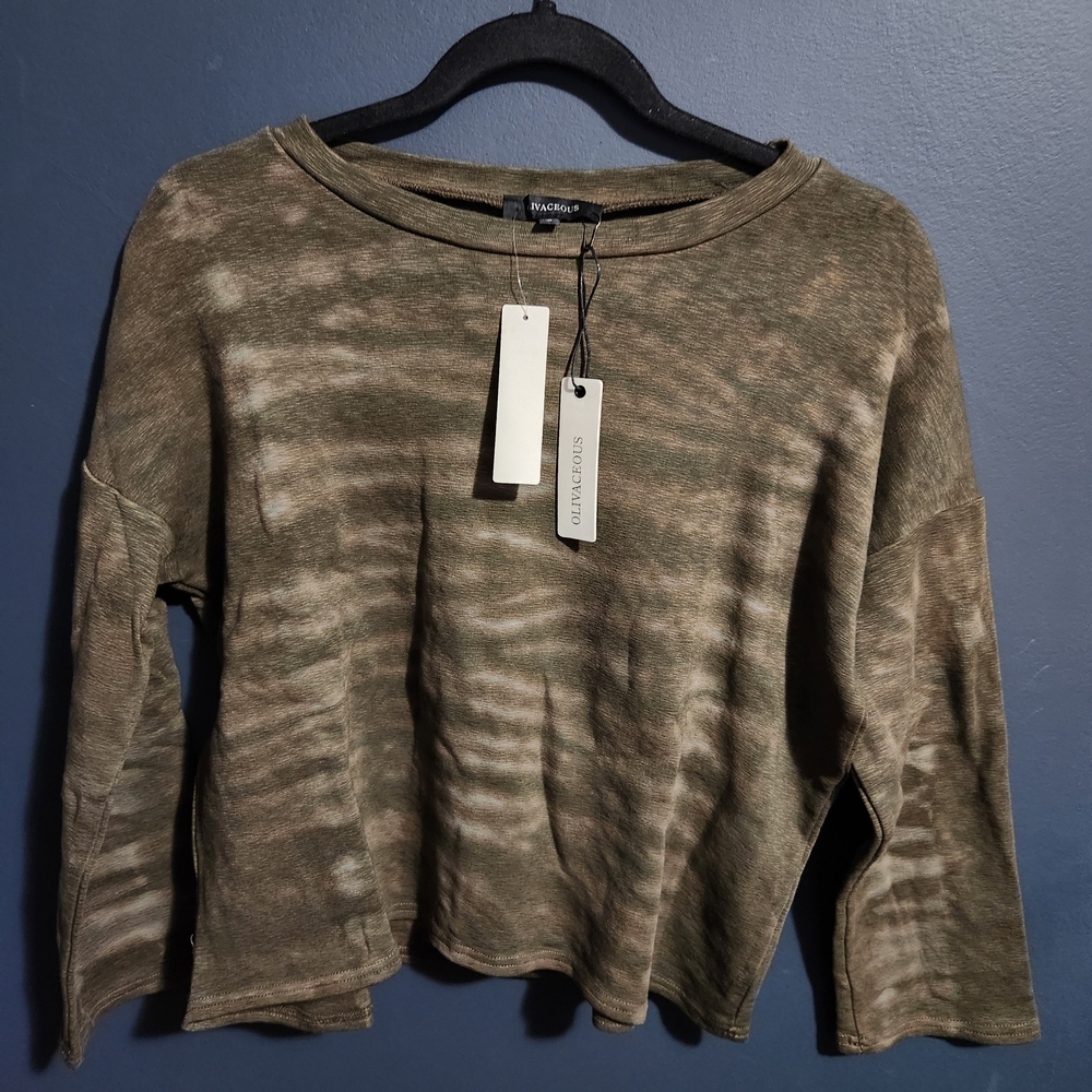 Olivaceous LA Tie-Dye Sweatshirt